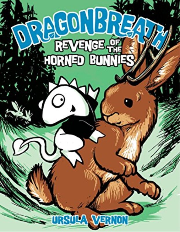 Book cover for "Revenge of the Horned Bunnies" by Ursula Vernon