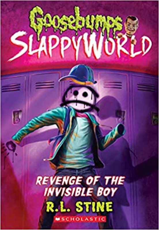 Book cover for "Revenge of the Invisible Boy" by R.L. Stine