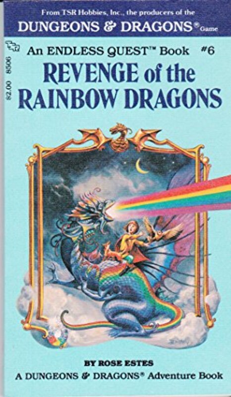 Book cover for "Revenge of the Rainbow Dragons" by Rose Estes