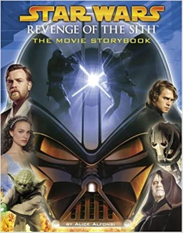 Book cover for "Revenge of the Sith Movie Storybook" by Marc Cerasini