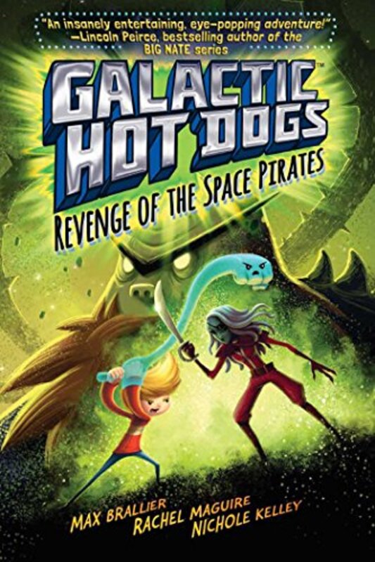 Book cover for "Revenge of the Space Pirates" by Max Brallier