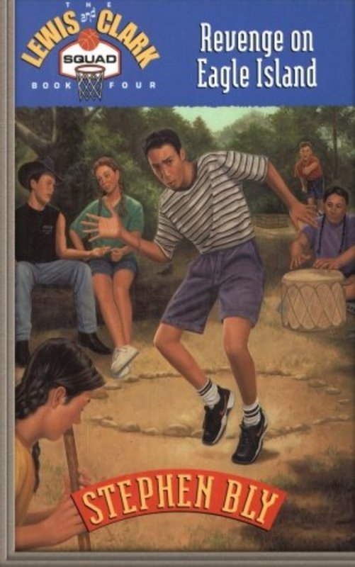 Book cover for "Revenge on Eagle Island" by Stephen Bly