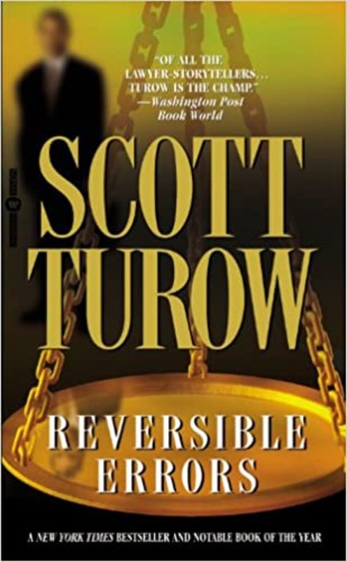 Book cover for "Reversible Errors" by Scott Turow