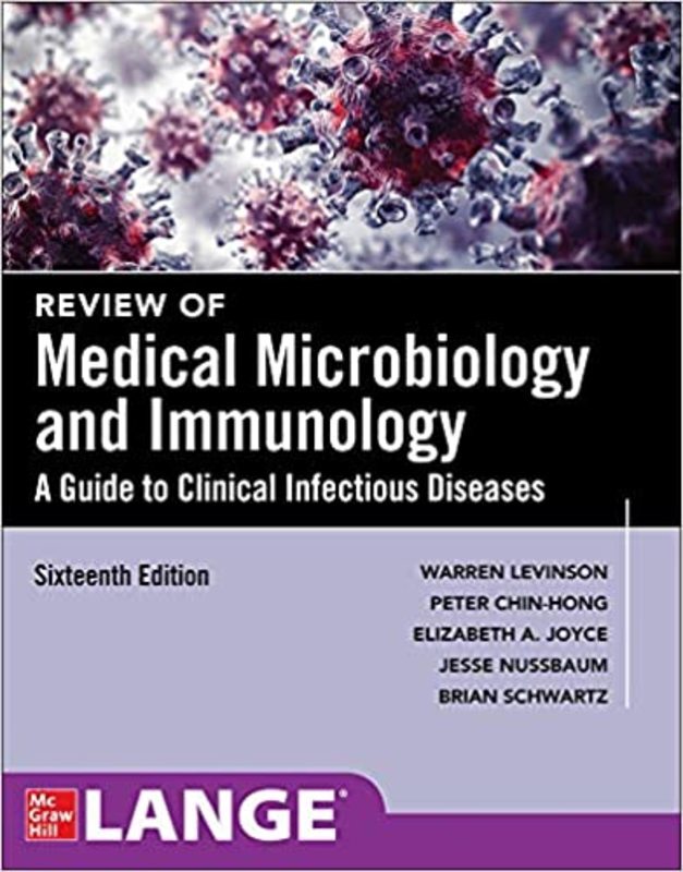 Book cover for "Review of Medical Microbiology and Immunology" by Warren Levinson