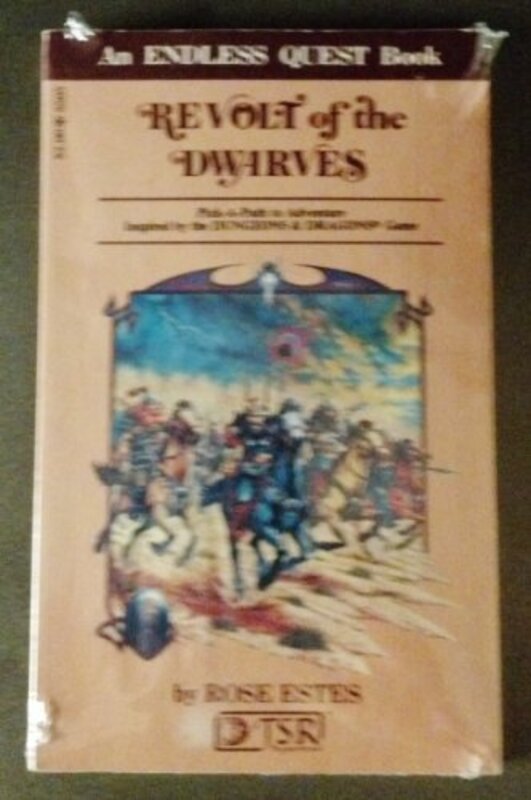 Book cover for "Revolt of The Dwarves" by Rose Estes