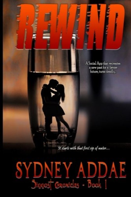Book cover for "Rewind" by Sydney Addae