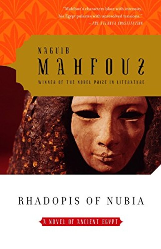 Book cover for "Rhadopis of Nubia" by Naguib Mahfouz