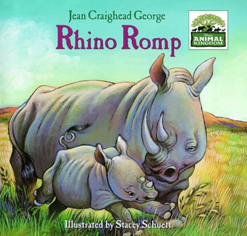Book cover for "Rhino Romp" by Jean Craighead George