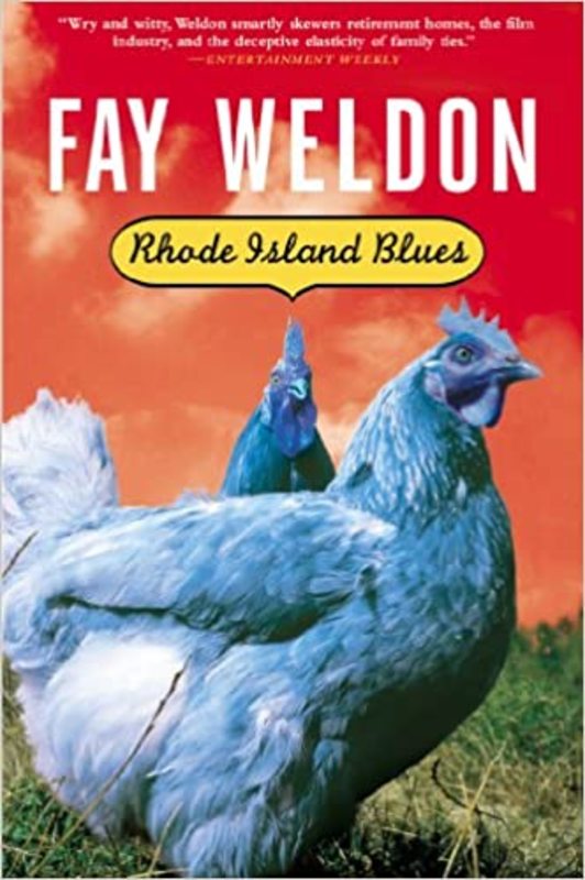 Book cover for "Rhode Island Blues" by Fay Weldon