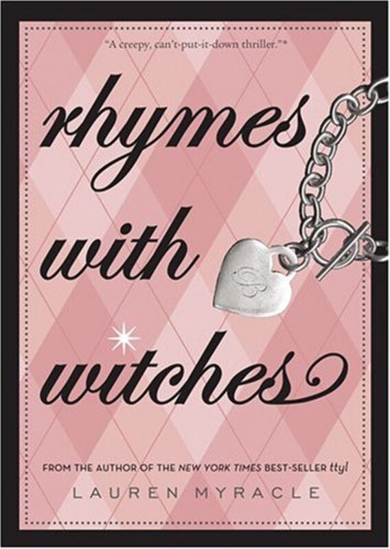 Book cover for "Rhymes with Witches" by Lauren Myracle