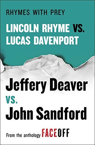 Book cover for "Rhymes With Prey: Lincoln Rhyme vs. Lucas Davenport" by John Sandford