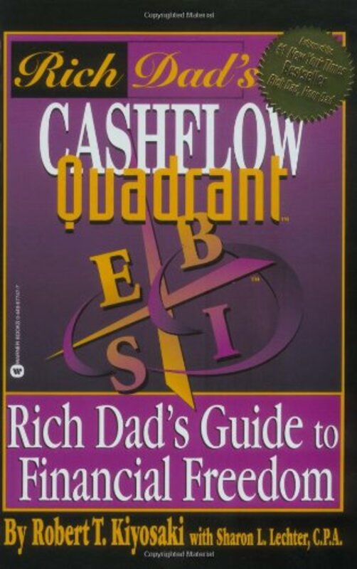 Book cover for "Rich Dad's Cashflow Quadrant" by Robert T Kiyosaki