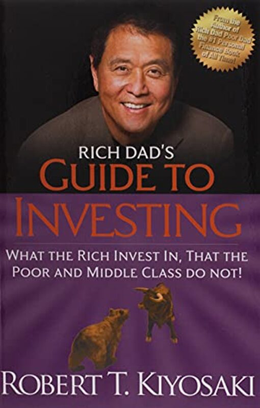 Book cover for "Rich Dad's Guide to Investing" by Robert T Kiyosaki