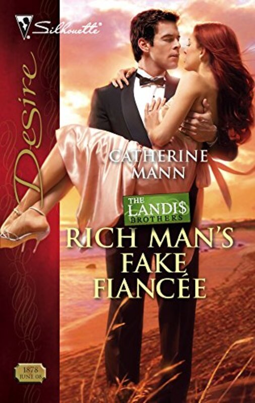 Book cover for "Rich Man's Fake Fiancee" by Catherine Mann