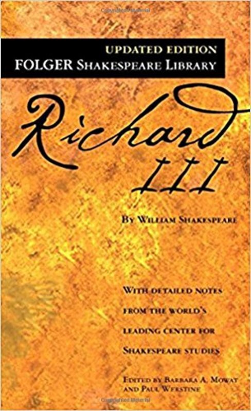 Book cover for "Richard III" by William Shakespeare