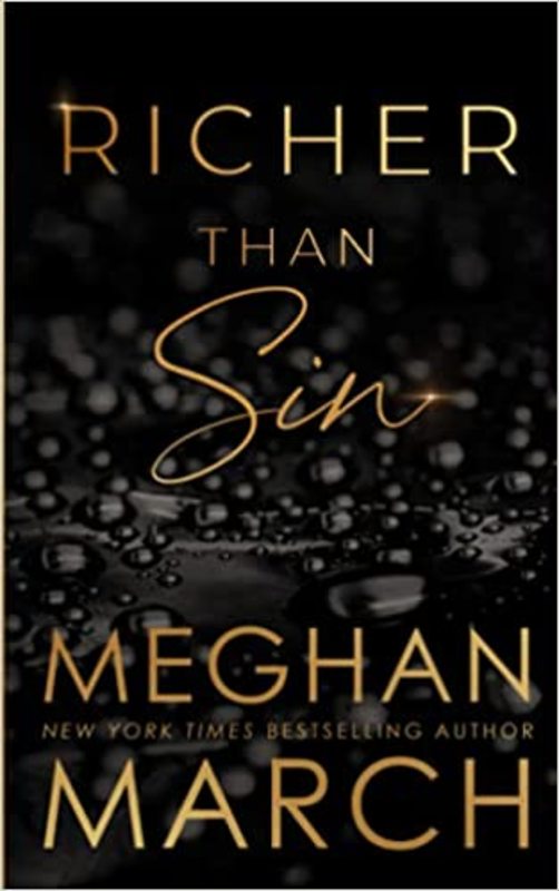 Book cover for "Richer Than Sin" by Meghan March