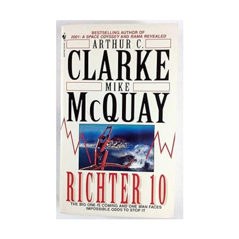 Book cover for "Richter 10" by Arthur C. Clarke