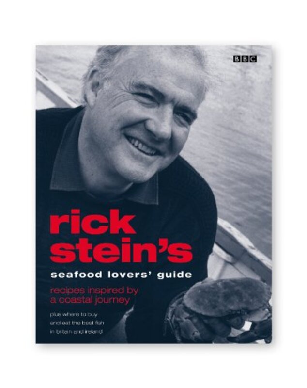 Book cover for "Rick Stein's Seafood Lovers' Guide" by Rick Stein