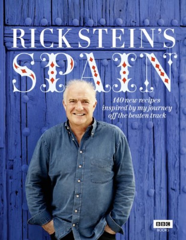 Book cover for "Rick Stein's Spain" by Rick Stein