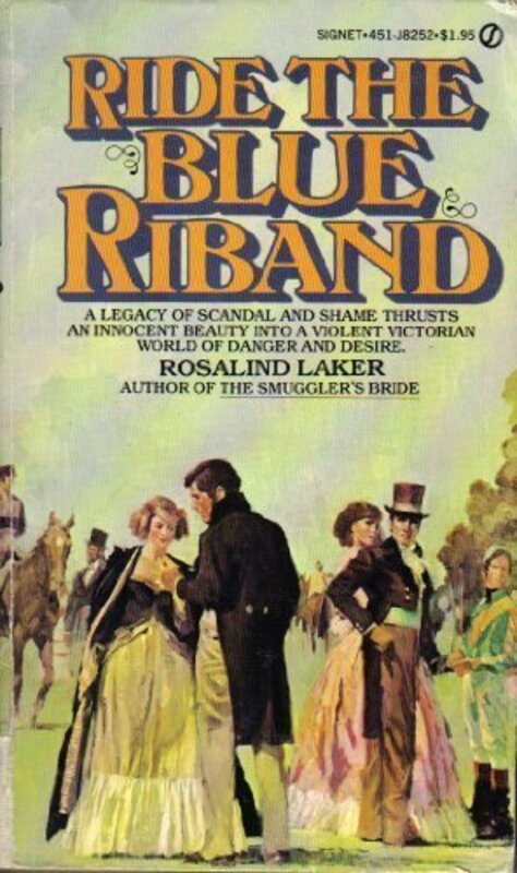 Book cover for "Ride the Blue Riband" by Rosalind Laker