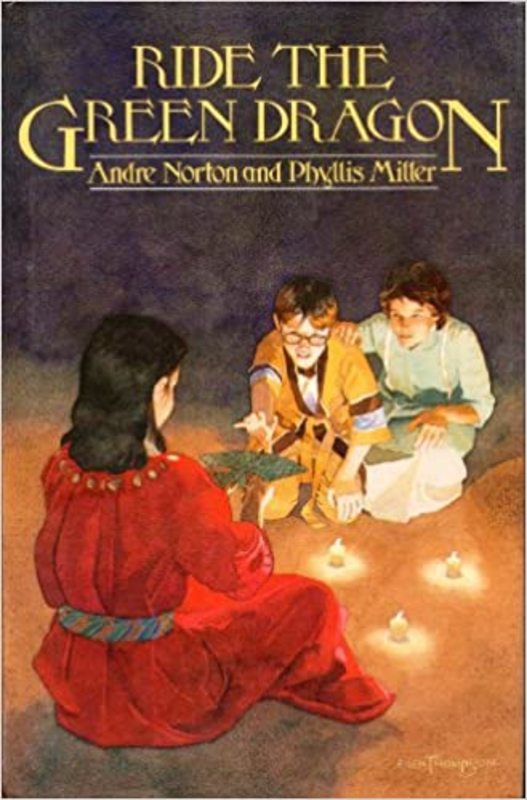 Book cover for "Ride the Green Dragon" by Andre Norton