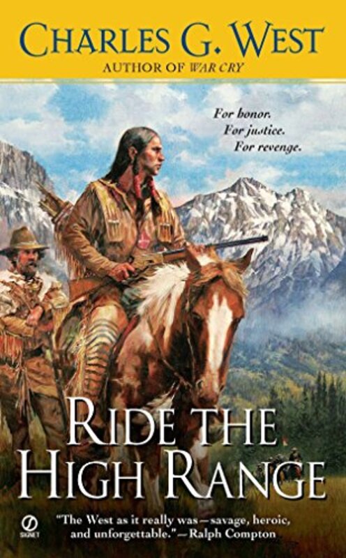 Book cover for "Ride the High Range" by Charles G West