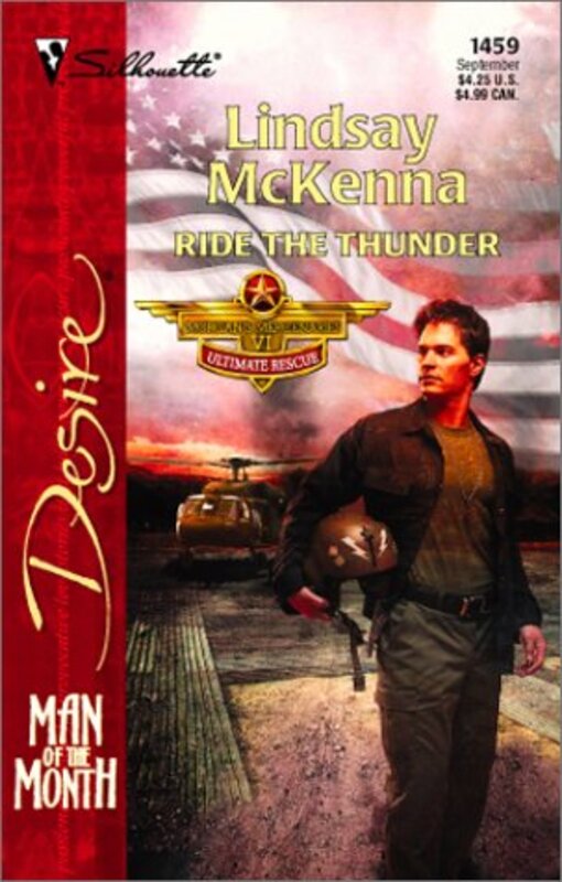 Book cover for "Ride the Thunder" by Lindsay McKenna