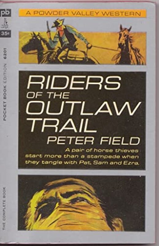 Book cover for "Riders of the Outlaw Trail" by Davis Dresser