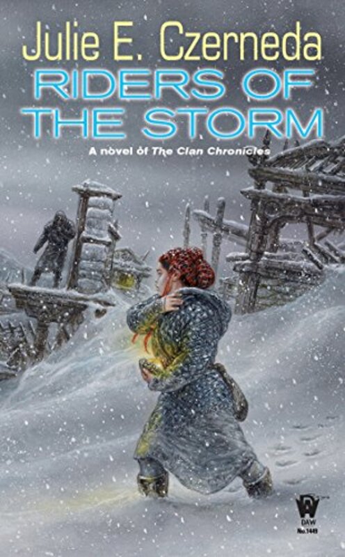 Book cover for "Riders of the Storm" by Julie E Czerneda
