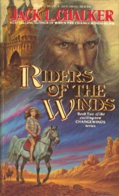 Book cover for "Riders of the Winds" by Jack L Chalker