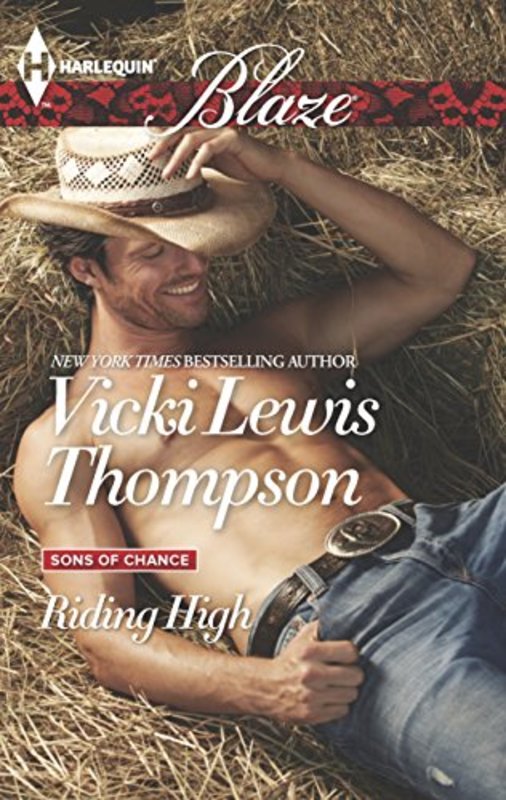 Book cover for "Riding High" by Vicki Lewis Thompson