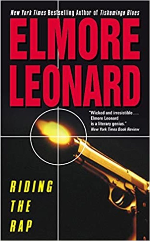 Book cover for "Riding the Rap" by Elmore Leonard