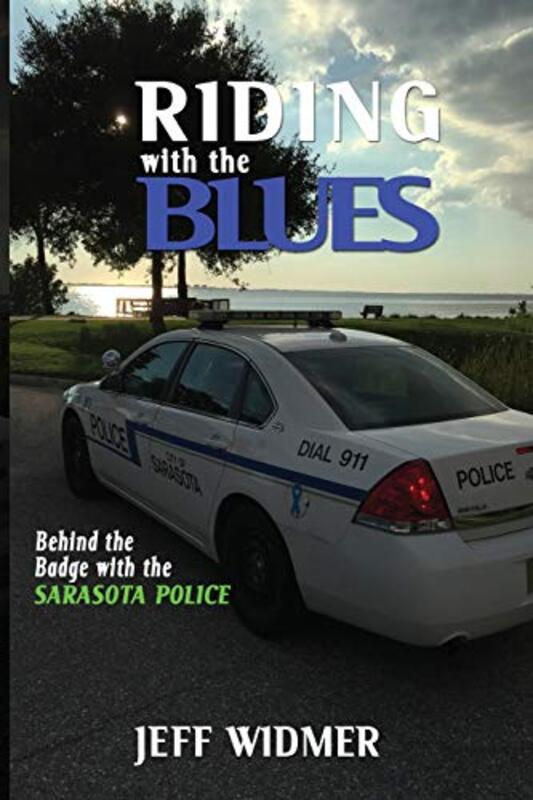 Book cover for "Riding with the Blues" by Jeff Widmer