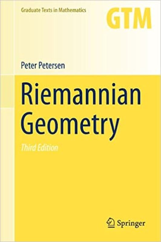 Book cover for "Riemannian Geometry" by Peter Petersen