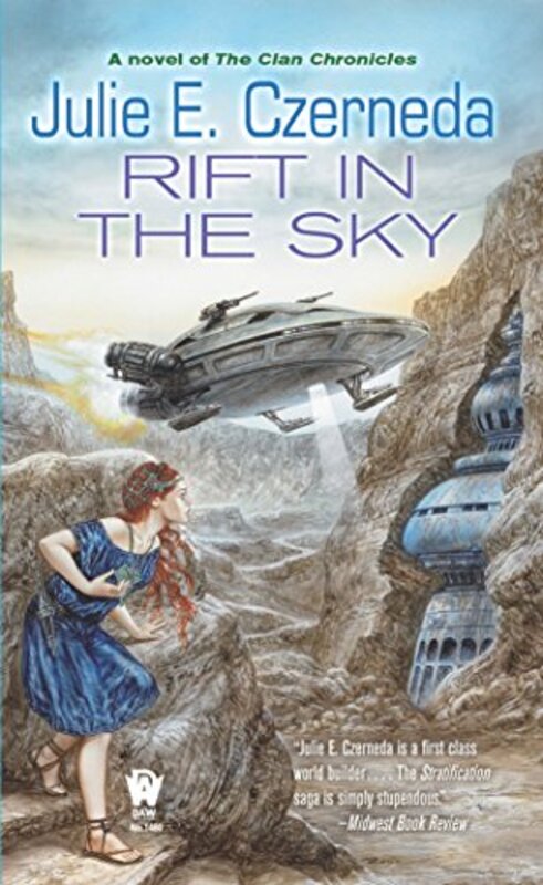 Book cover for "Rift in the Sky" by Julie E Czerneda