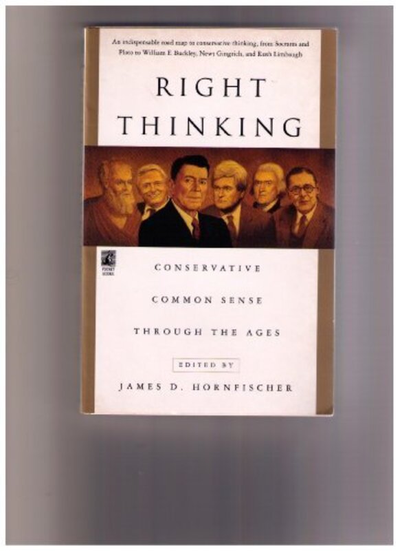 Book cover for "Right Thinking" by James D Hornfischer