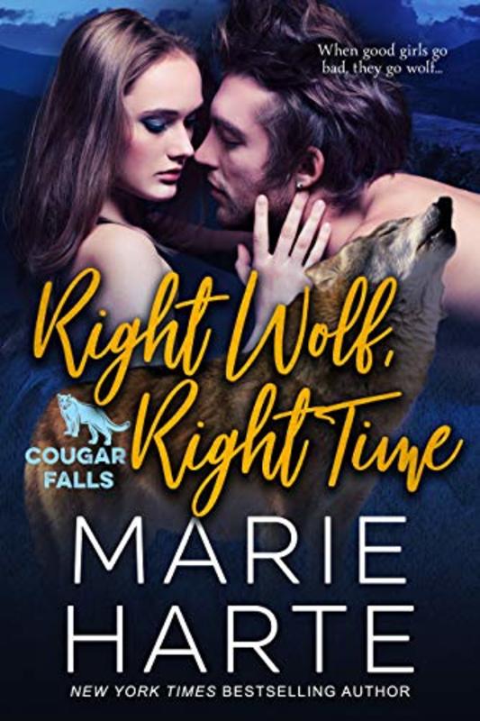 Book cover for "Right Wolf, Right Time" by Marie Harte