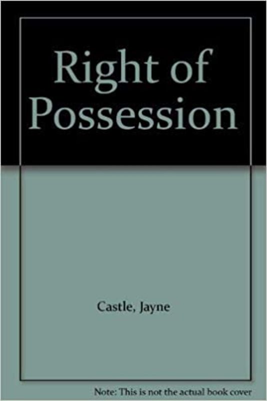 Book cover for "Right of Possession" by Jayne Castle