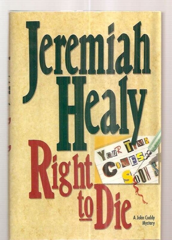 Book cover for "Right to Die" by Jeremiah Healy