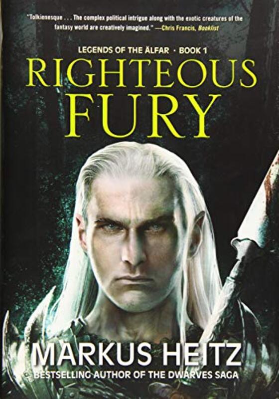 Book cover for "Righteous Fury" by Markus Heitz