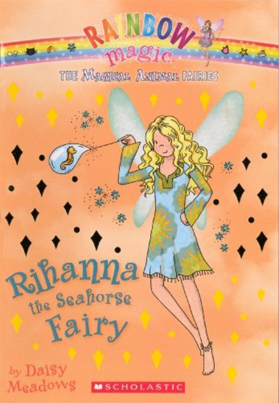 Book cover for "Rihanna the Seahorse Fairy" by Daisy Meadows