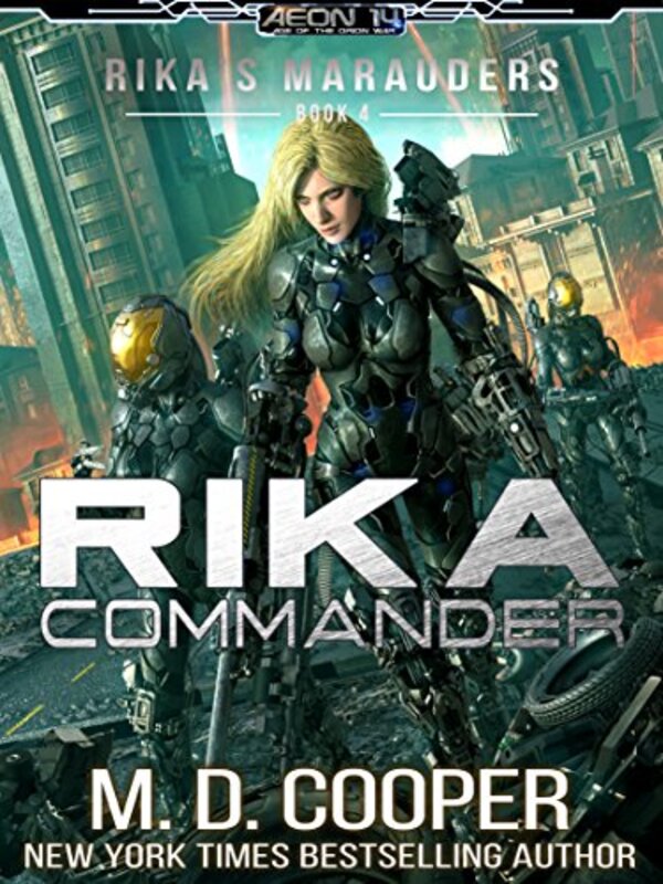 Book cover for "Rika Commander" by MD Cooper