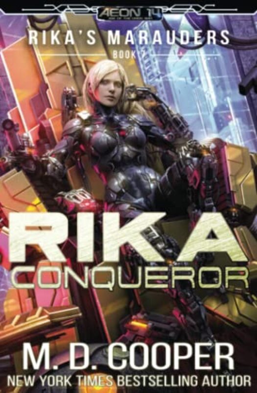 Book cover for "Rika Conqueror" by MD Cooper