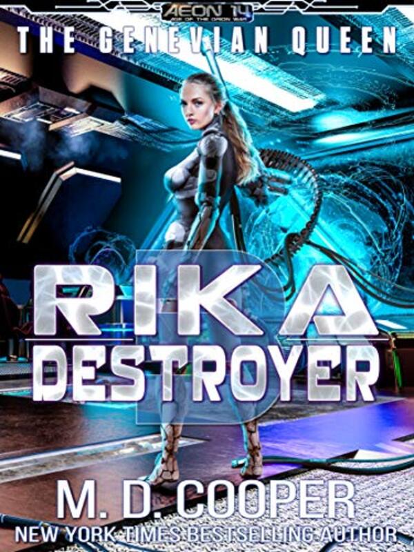 Book cover for "Rika Destroyer" by MD Cooper