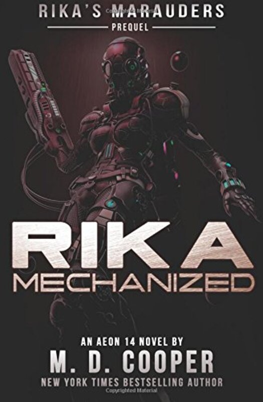 Book cover for "Rika Mechanized" by MD Cooper