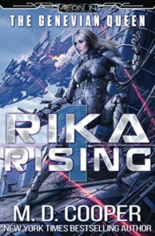 Book cover for "Rika Rising" by MD Cooper
