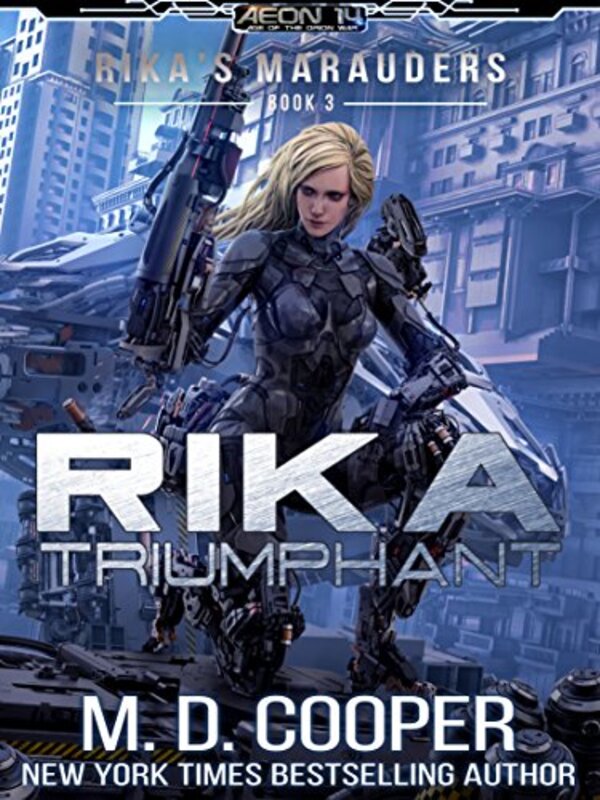Book cover for "Rika Triumphant" by MD Cooper