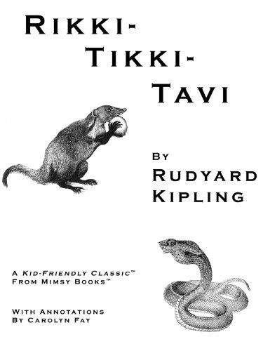 Book cover for "Rikki-Tikki-Tavi" by Rudyard Kipling
