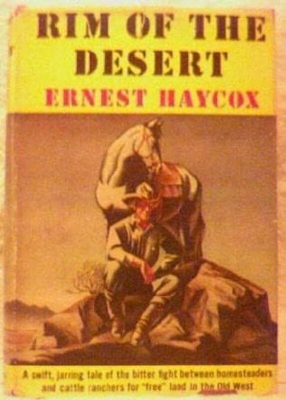 Book cover for "Rim of the Desert" by Ernest Haycox