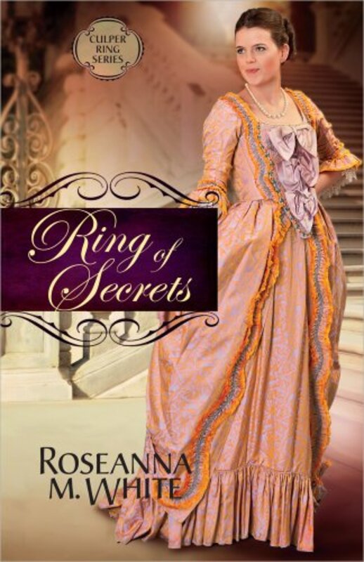 Book cover for "Ring of Secrets" by Roseanna White